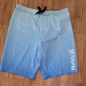 Hurley Blue Gradient Board Shorts Swim